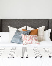 Load image into Gallery viewer, Cognac Leather Pillow