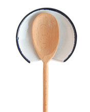 Load image into Gallery viewer, Blue Rimmed Spoon Rest