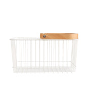 Load image into Gallery viewer, Wood Handled Storage Baskets