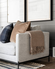 Load image into Gallery viewer, Morrison Metal Base Leather Sofa