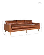 Load image into Gallery viewer, Hale Leather Sofa