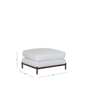 Load image into Gallery viewer, Morrison Wood Base Ottoman