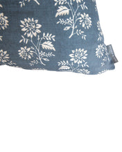 Load image into Gallery viewer, Camille Navy Floral Pillow Cover
