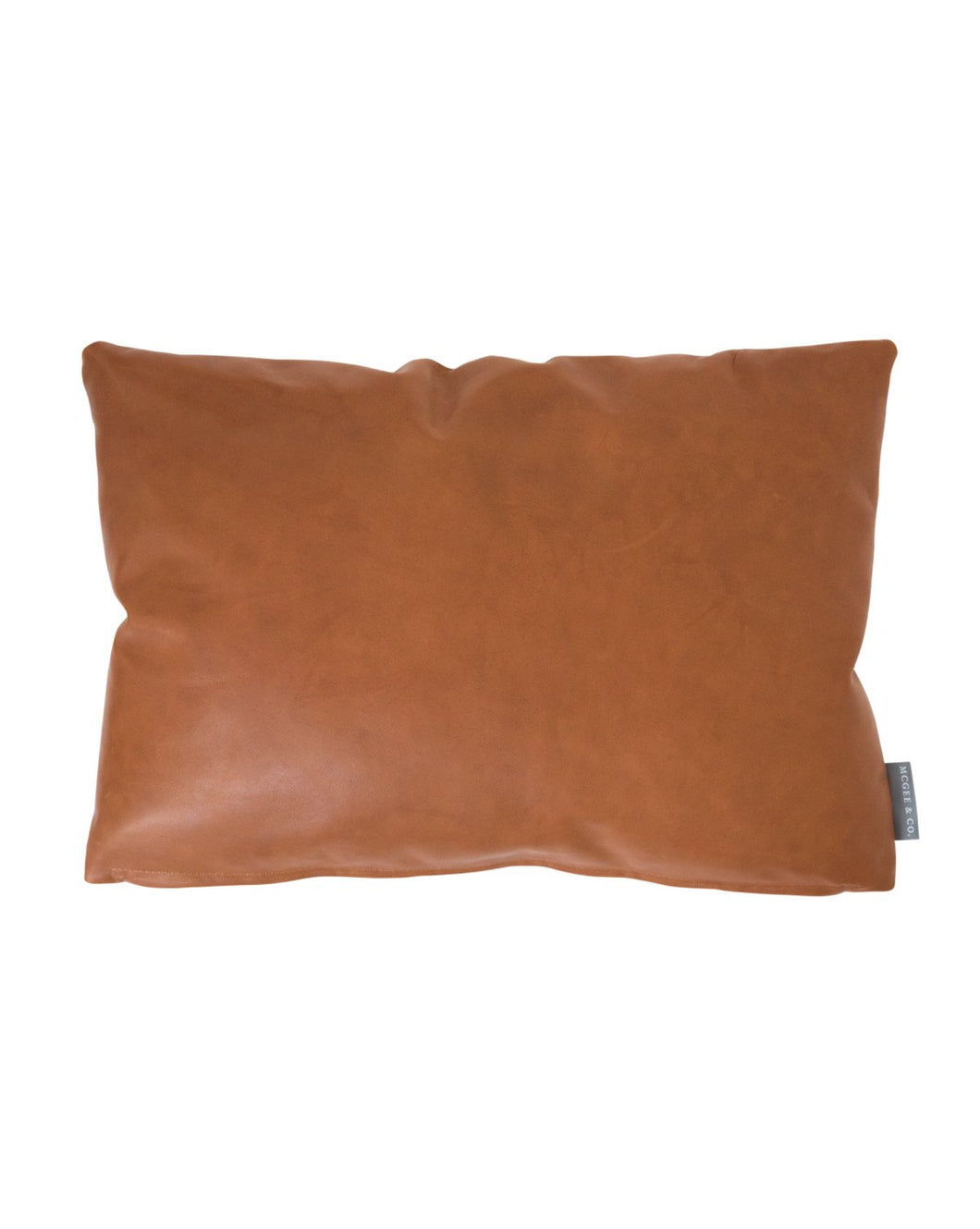 Cognac Leather Pillow