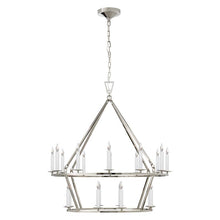 Load image into Gallery viewer, Darlana Two-Tiered Ring Chandelier
