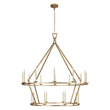 Load image into Gallery viewer, Darlana Two-Tiered Ring Chandelier
