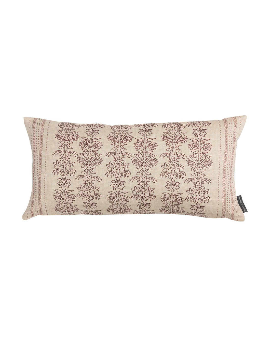 Demi Floral Stripe Pillow Cover