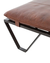 Load image into Gallery viewer, Drew Leather Ottoman
