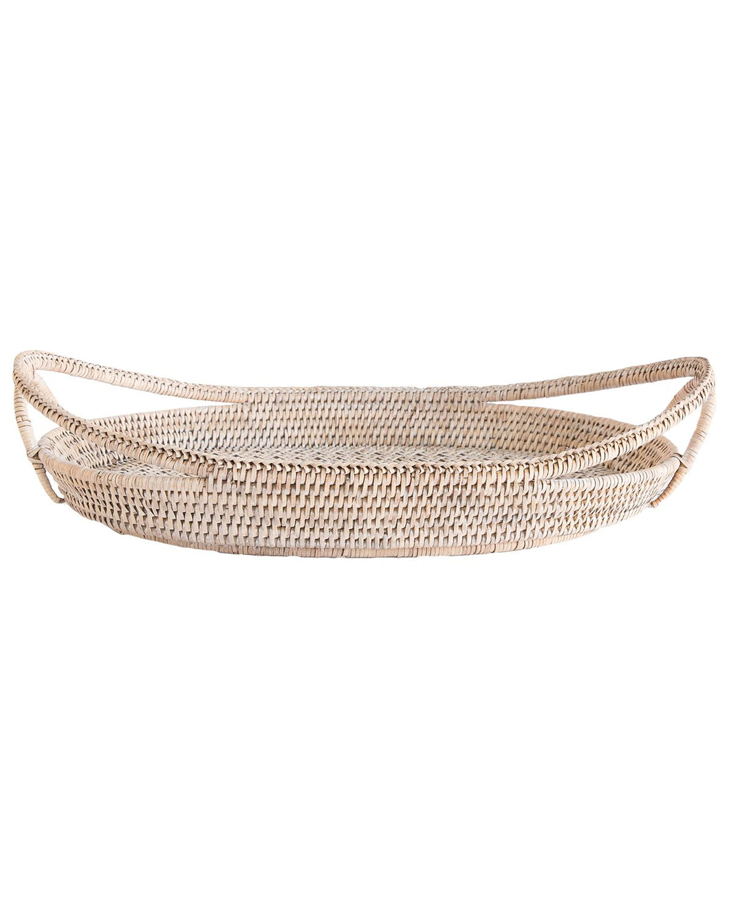 Lace Woven Rattan Tray