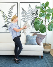 Load image into Gallery viewer, Faux Potted Fiddle Leaf Tree
