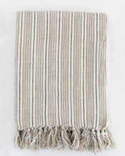 Load image into Gallery viewer, Neutral Stripe Throw
