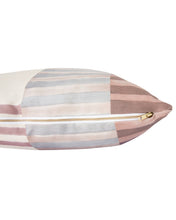 Load image into Gallery viewer, Zoey Patchwork Stripe Pillow Cover
