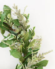 Load image into Gallery viewer, Faux Mixed Greens Wreath
